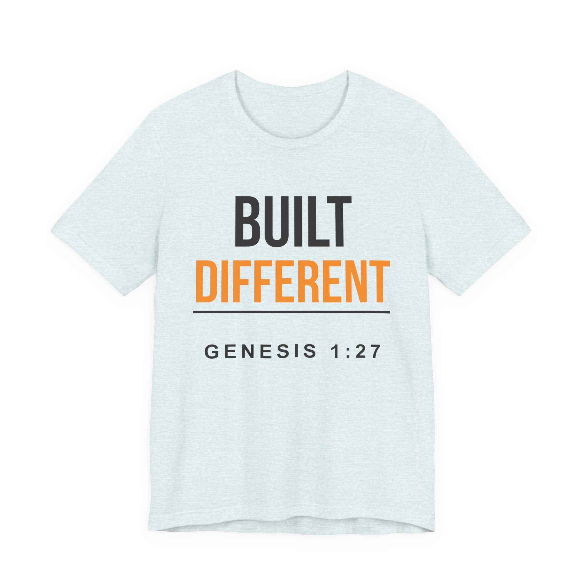 Built Different Tee — Genesis 1:27 Inspirational Christian T-Shirt