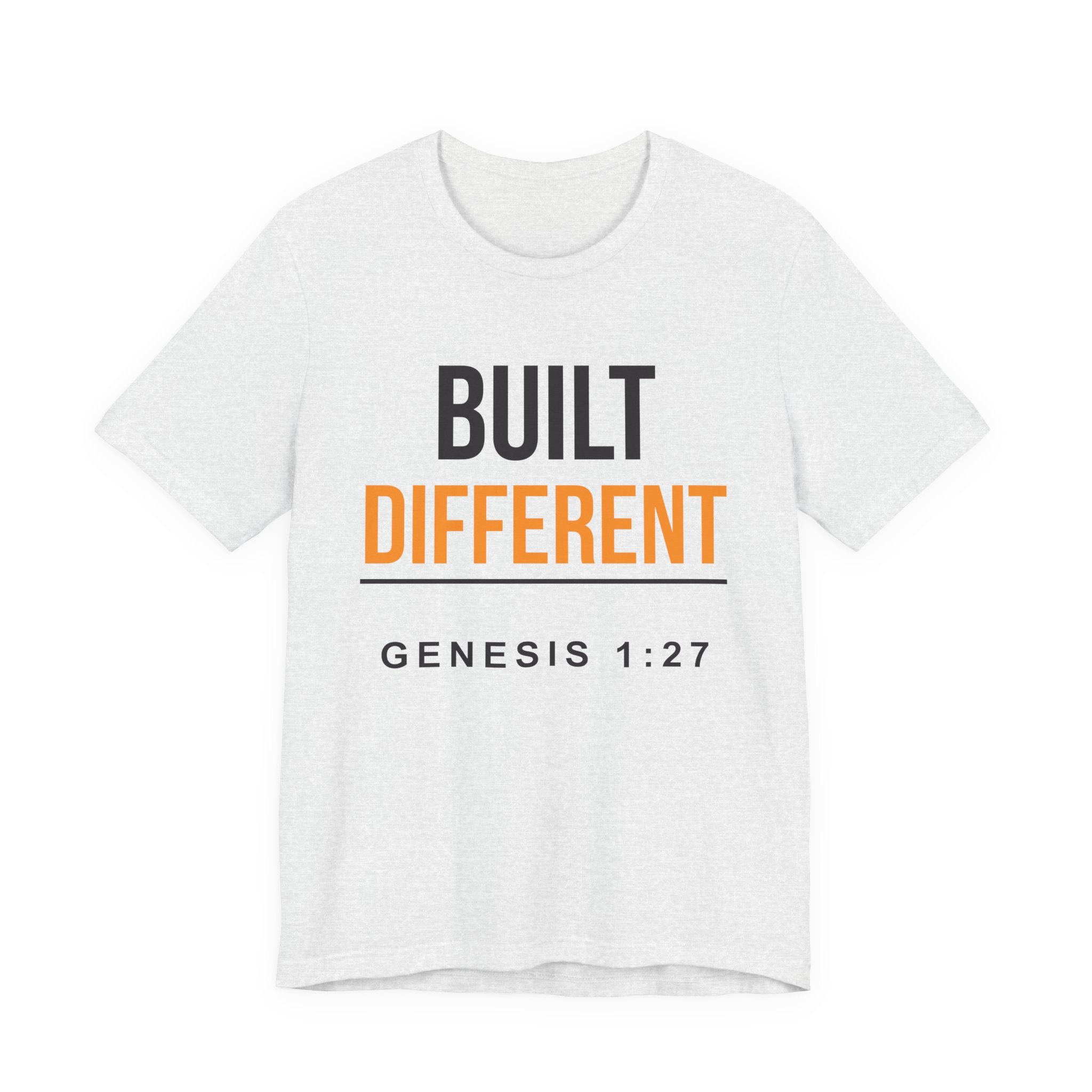 Built Different Tee — Genesis 1:27 Inspirational Christian T-Shirt