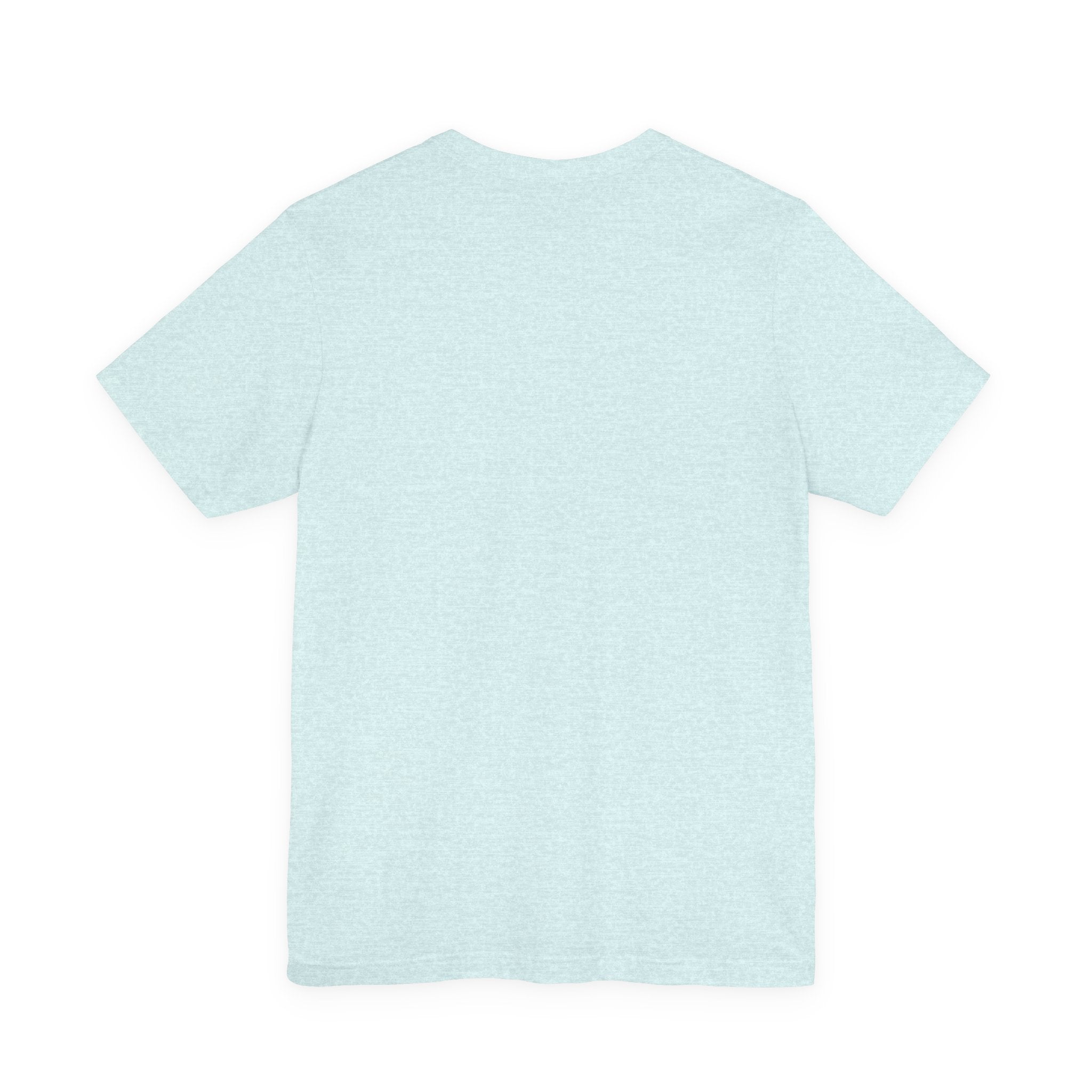 Light blue t-shirt on a white background