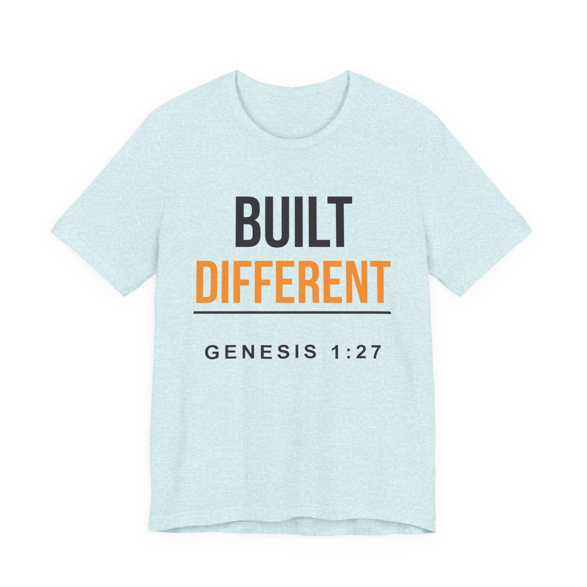 Built Different Tee — Genesis 1:27 Inspirational Christian T-Shirt