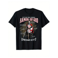Full Armor Bible Tee in black color on a plain background.