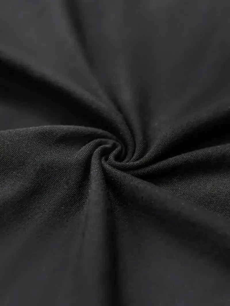 Close-up of dark fabric with folds