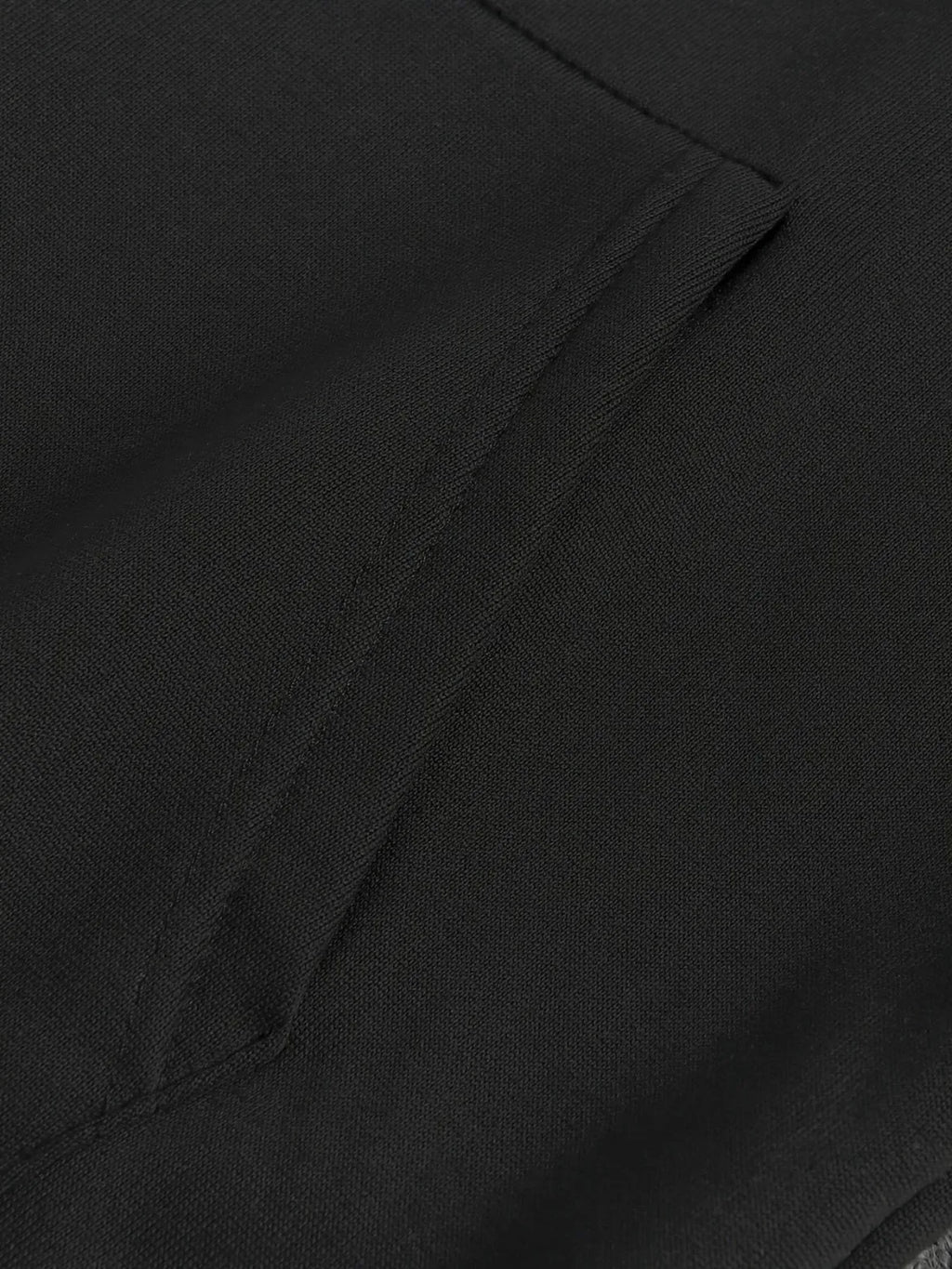 Close-up of black fabric texture