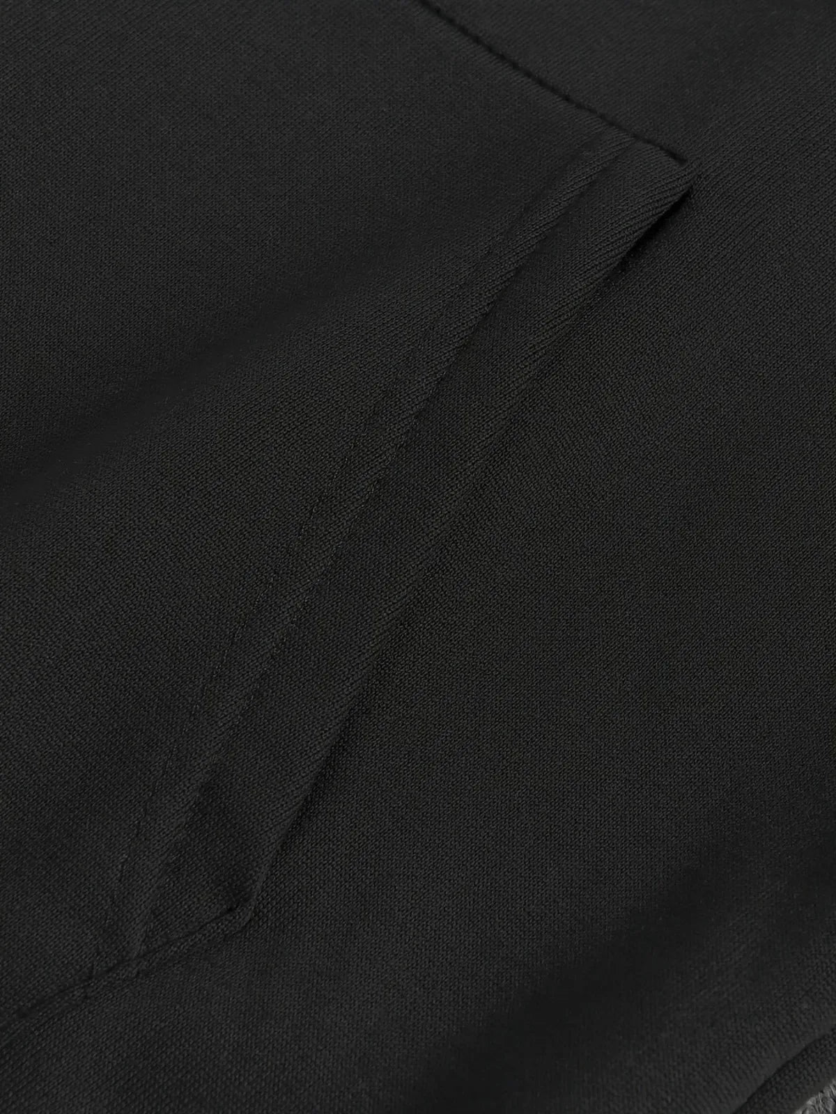 Close-up of black fabric texture